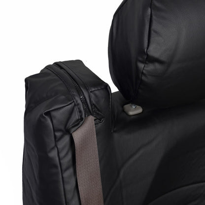 BDK 2-Pack Premium Faux Leder Vordersitze mit integrierten Sicherheitsgurt- und Armlehnenabdeckungen