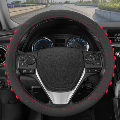 MotorTrend FlexGrip Lenkradabdeckung mit erhöhten Bump Grips (Fits 14.5' - 15.5')
