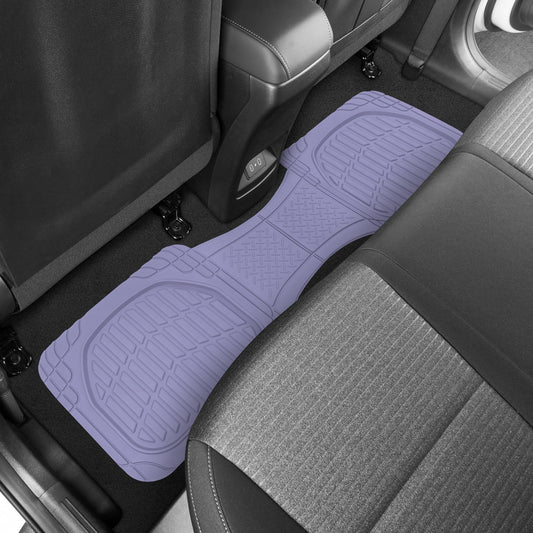 Carbella 3-Piece Front Floor Matts und Rear Floor Matts - Heavy Duty Deep Dish - Lavendel