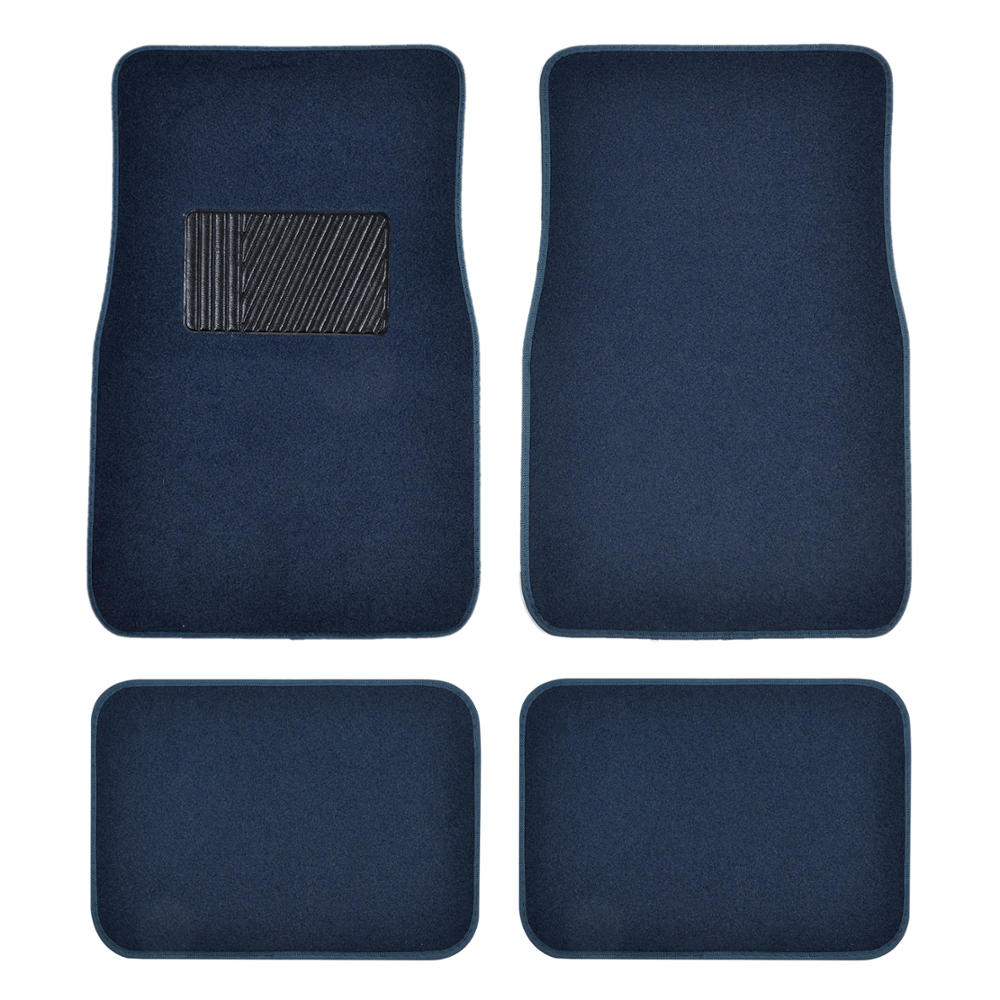 BDK 4-Piece Premium Teppich Nicht-rutschen Ferse Pad Vorderbodenmatten und hintere Bodenmatten