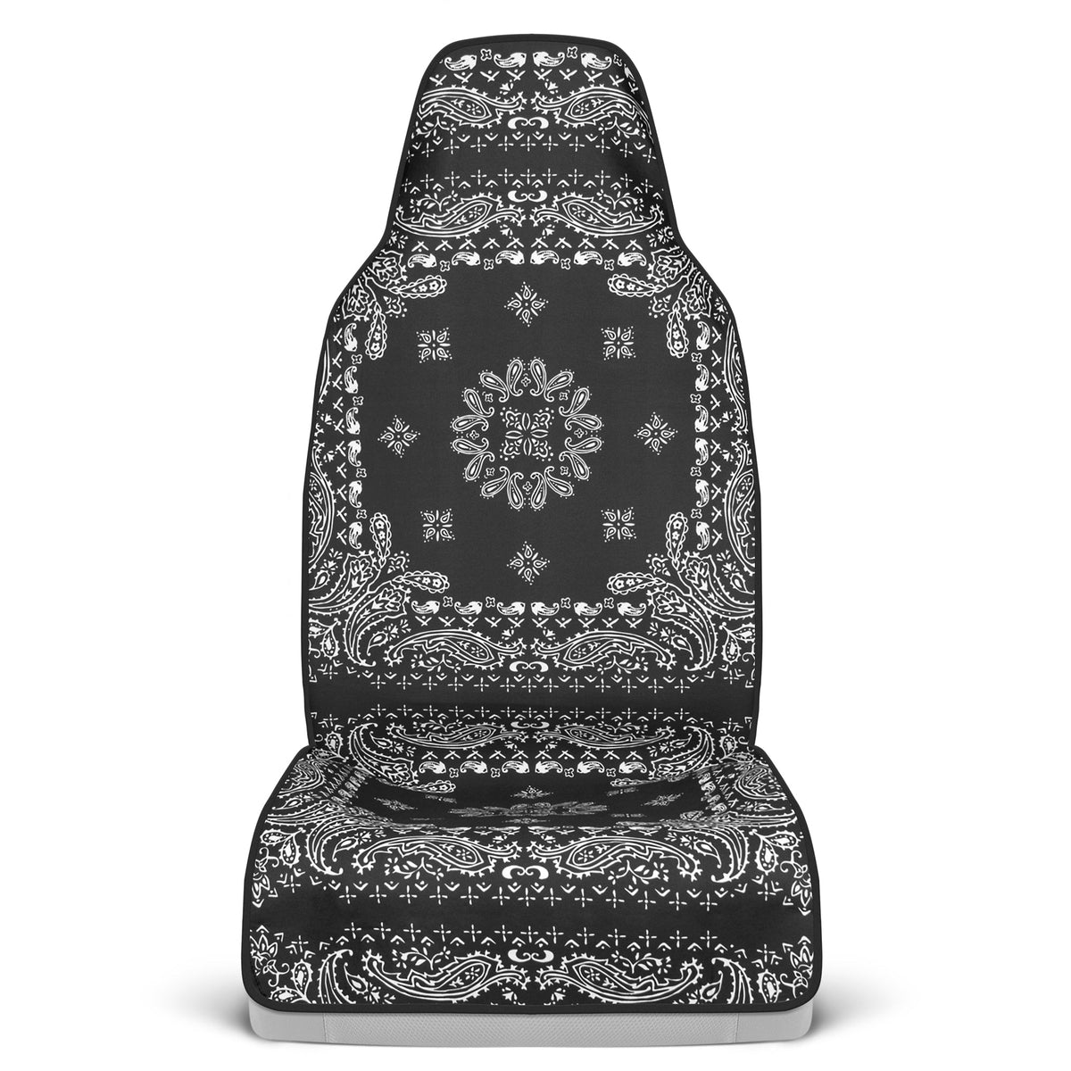 Carbella 2-Pack Black Paisley Vordersitzbezüge