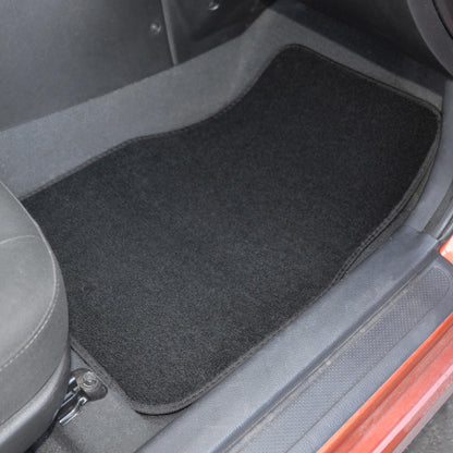 MotorTrend 4-Piece FatRug Premium Teppich Vorderbodenmatten und Hinterbodenmatten mit Fersenpolsterung