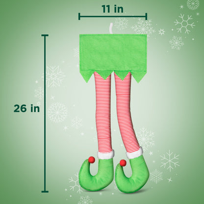 Carbella Trunk / Cargo Holiday Elf Legs Dekoration