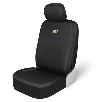 Cat® Heavy Duty Oxford Car Seat Cover für Auto - Langlebiges Canvas-Material, Universal Fit-Black