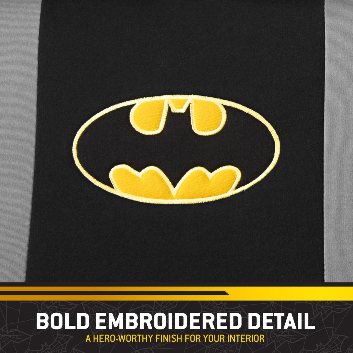 Warner Bros DC Comics 9-Piece Batman Dark Knight Logo Vordersitz- und Rücksitzabdeckungen