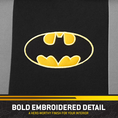 Warner Bros DC Comics 9-Piece Batman Dark Knight Logo Vordersitz- und Rücksitzabdeckungen